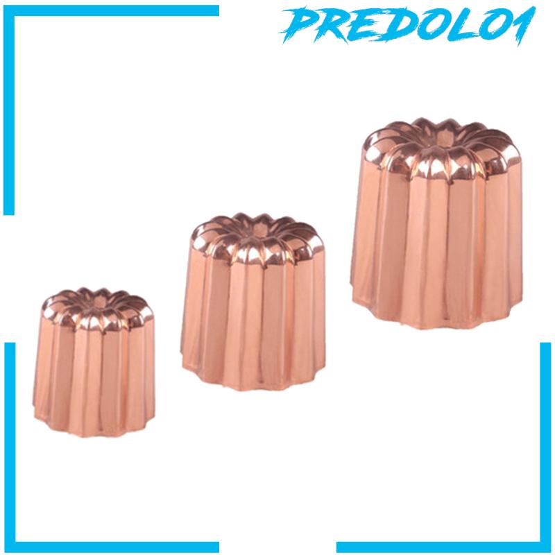 [Predolo1] Canele Mould DIY Handmade Cetakan Kue Anti Lengket Untuk Pesta Dapur Piknik