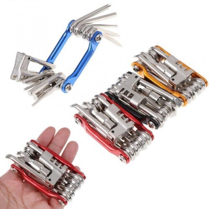 CXWXC - 11 in 1 Multitools Bicycle Chain Breaker and Repair Tire Kit