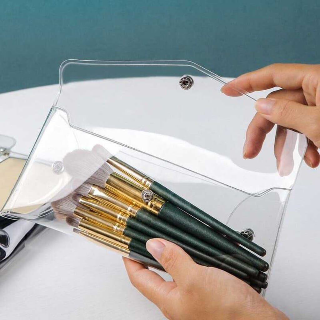 Pouch Kosmetik Transparan H459 Tas Travel Make Up Transparan Pouch Make Up Bening Mall Shopping