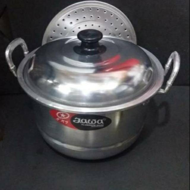 COD - Langseng jawa 20/ Langseng Kecil /  Aluminium / Dandang / Panci Kukus / kukusani