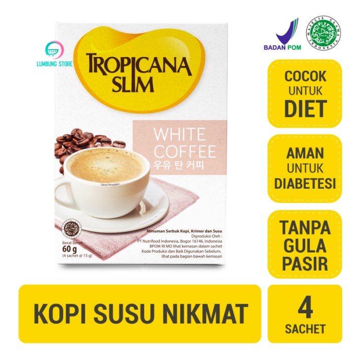 

Tropicana Slim White Coffee Kopi Bebas Gula