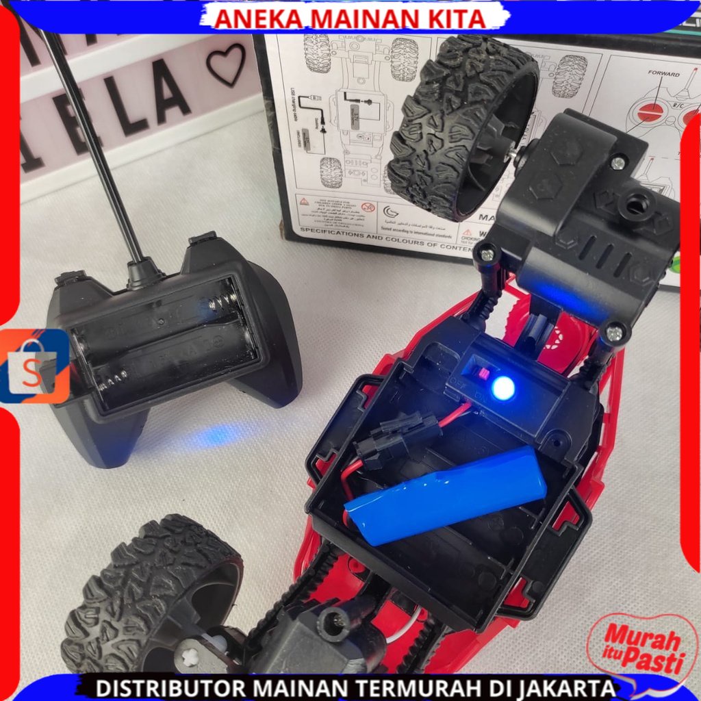 Mobil Remote Control Rock Crawler X-Cross Rally Off-Road Car Mainan Anak-Anak