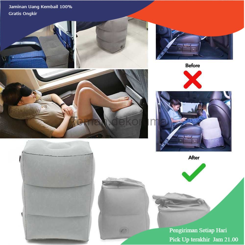 TD - DPR YOWEI Bantal Kaki Tiup Sandaran Foot Rest Pillow Inflatable Travel - Y40CM