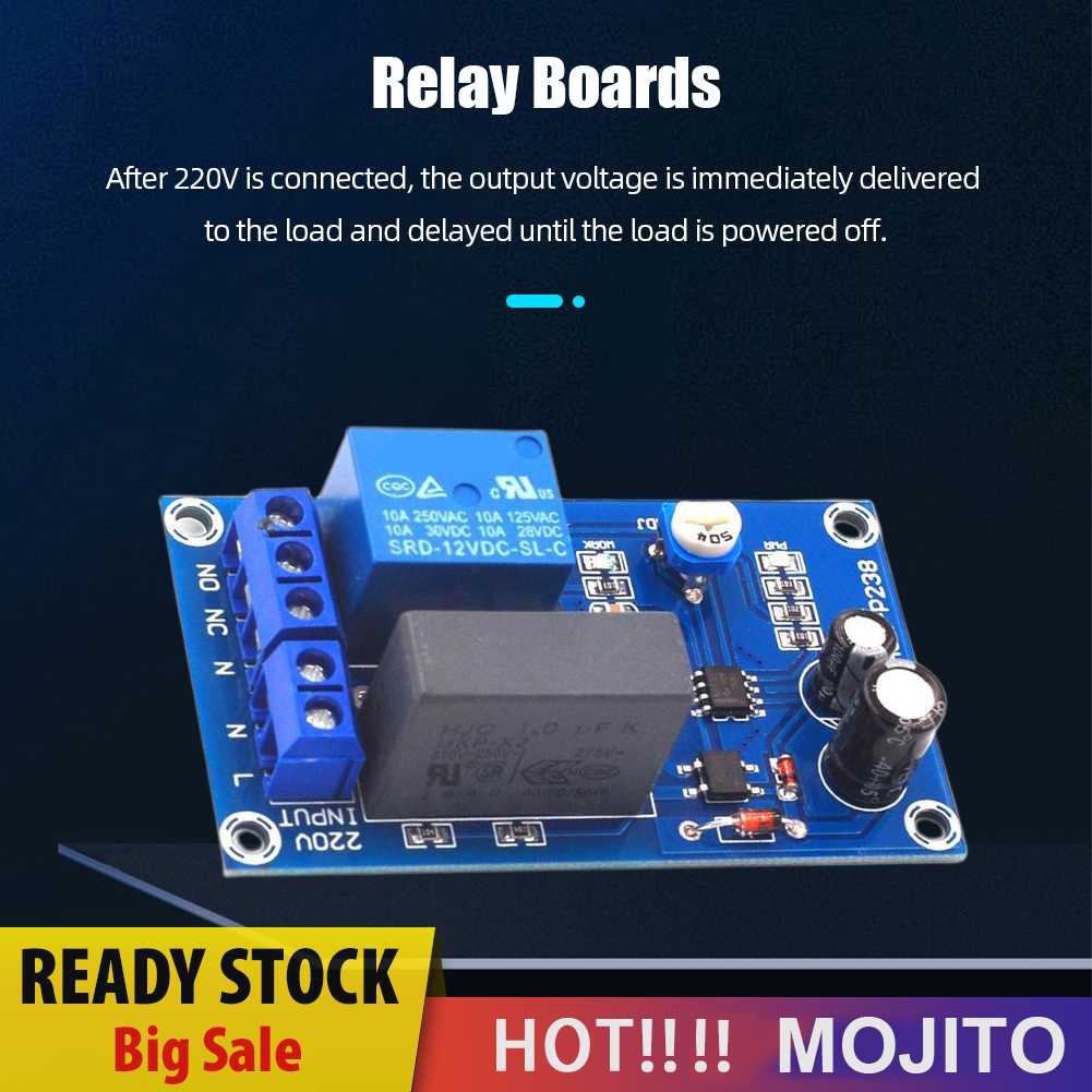 Modul Relay 220V Input Output Switch Relay Module Untuk Lampu Tangga Koridor