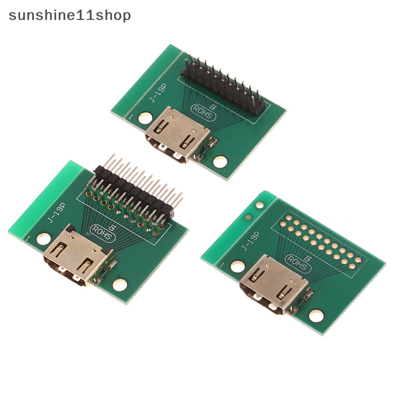 Sho Compatible Dengan HDMI 19Pin test Socket Jack 19Pin Adapter test Board Dengan Papan PCB N