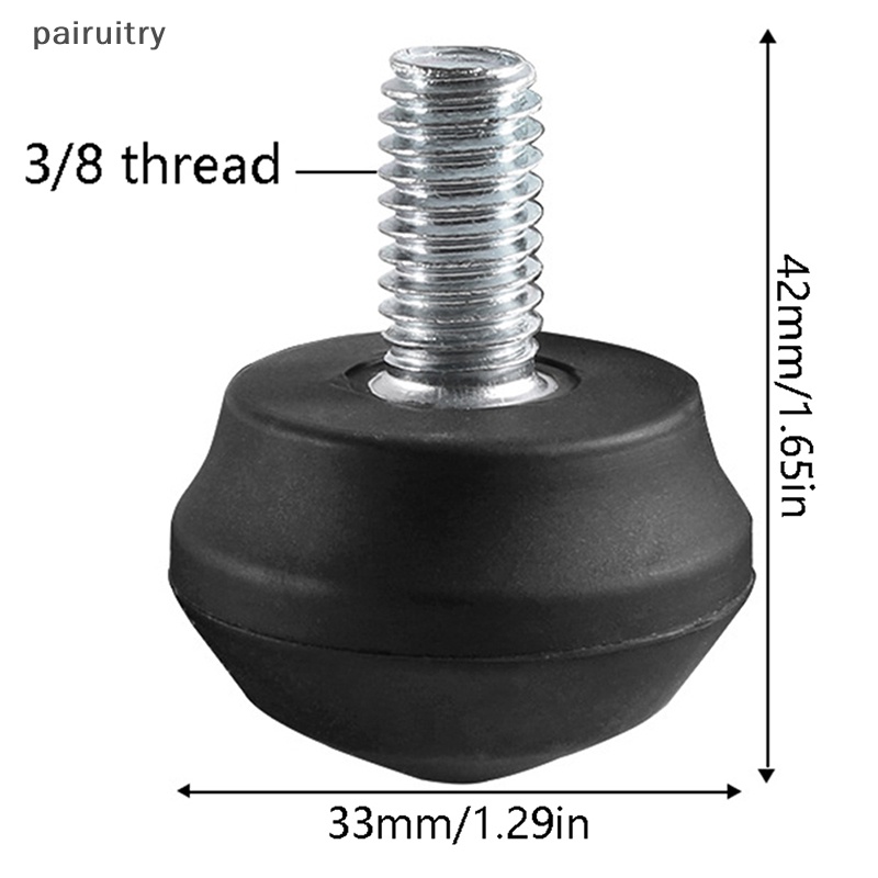 Prt Universal Anti slip Plastik Semen Foot Pad Kaki Spike Fotografi Aksesoris Tripod Monopod3 /8 Universal Screw Tripod Foot Pads PRT