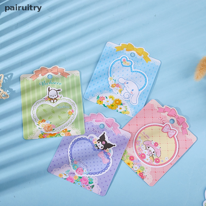 Prt Sticky Note Flowers Kartun Siswa Menandai Patch Notepad Notes Berbentuk Khusus Lucu Anime Pocha Dog Cinnamon Dog Melody Memo Pad PRT