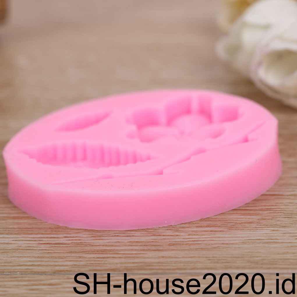 Handmade Soap Mold Peach Blossom Cetakan Kue Roti Mousse Jelly Coklat