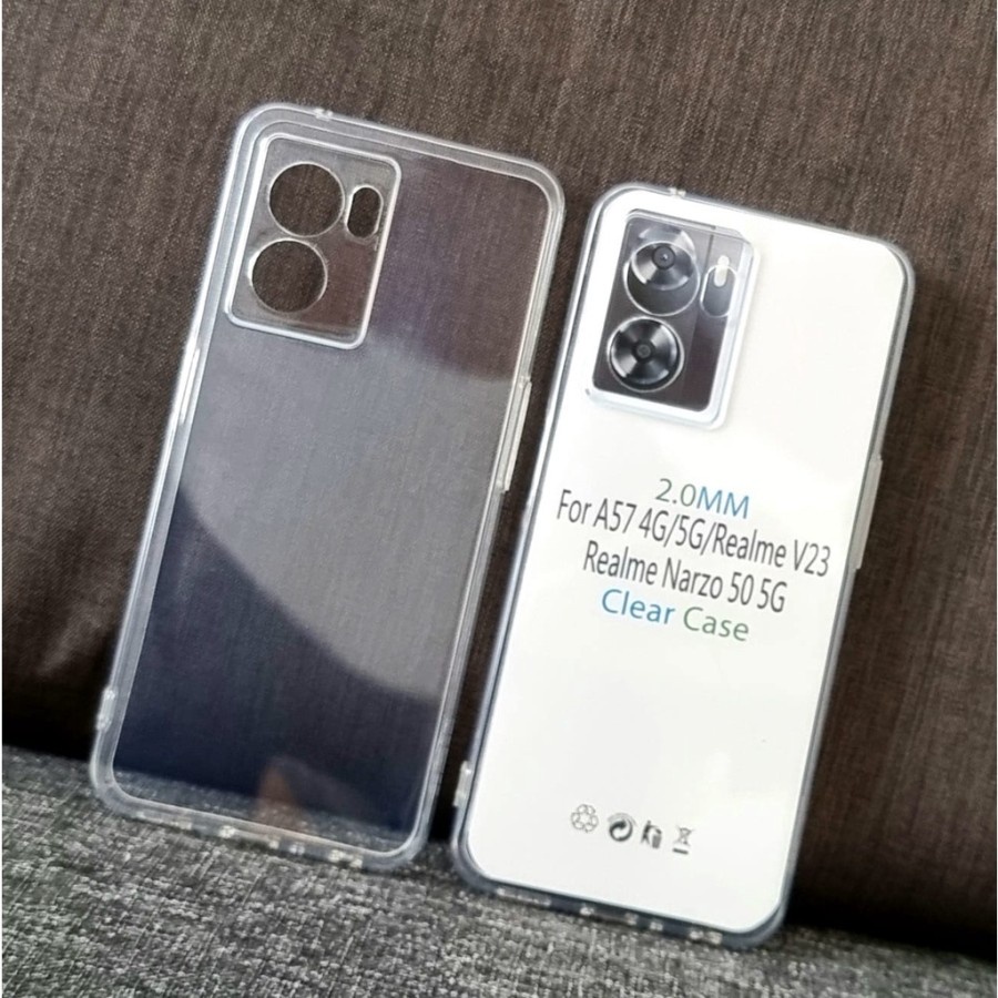 C/C- REALME NARZO 50 5G NARZO 50i PRIME NARZO 50A NARZO 50i CASE HD BENING 2.00mm SILIKON CLEAR SOFTCASE TRANSPARAN CASING PROTECT CAMERA COVER PELINDUNG KAMERA