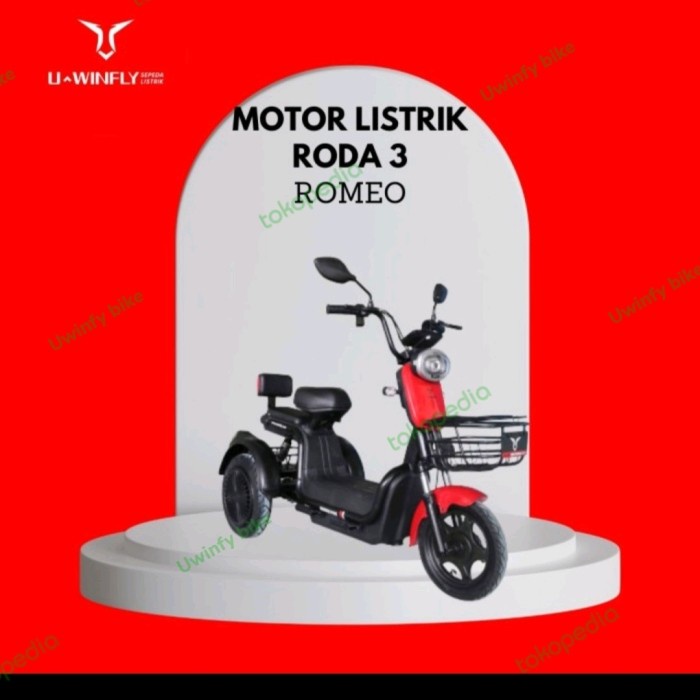 Sepeda listrik roda 3 romeo Uwinfly