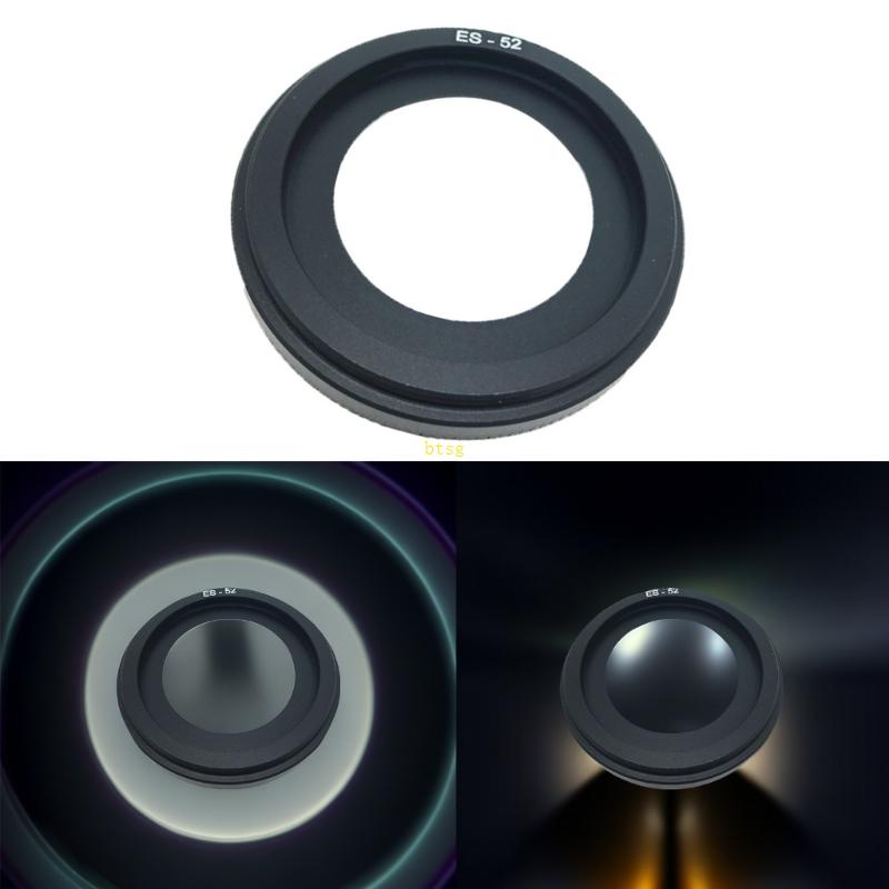 Bt Untuk EF40mm F2 8 STM 100D 52mm Kap Lensa Kamera Pengganti ES-52 Lens Hood 52mm Tutup Lensa Alumunium-alloy