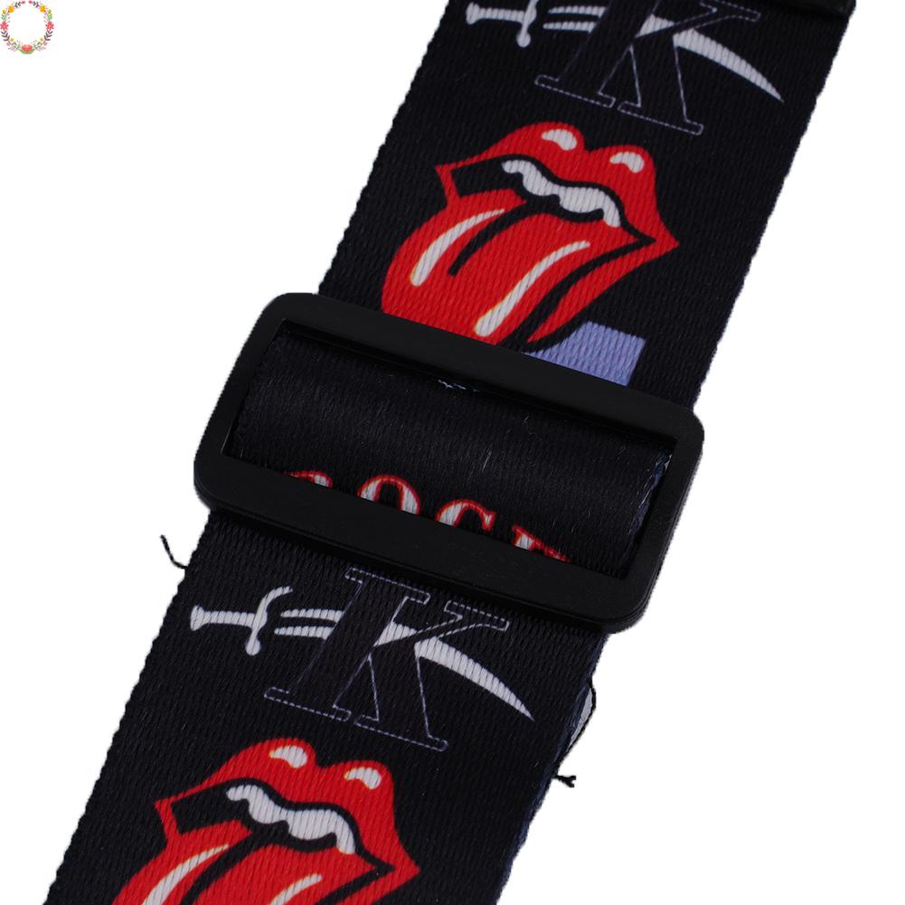 Sabuk Gitar Gitar Tali Leher Gitar Kunci Strap Gitar Aksesori Fashion