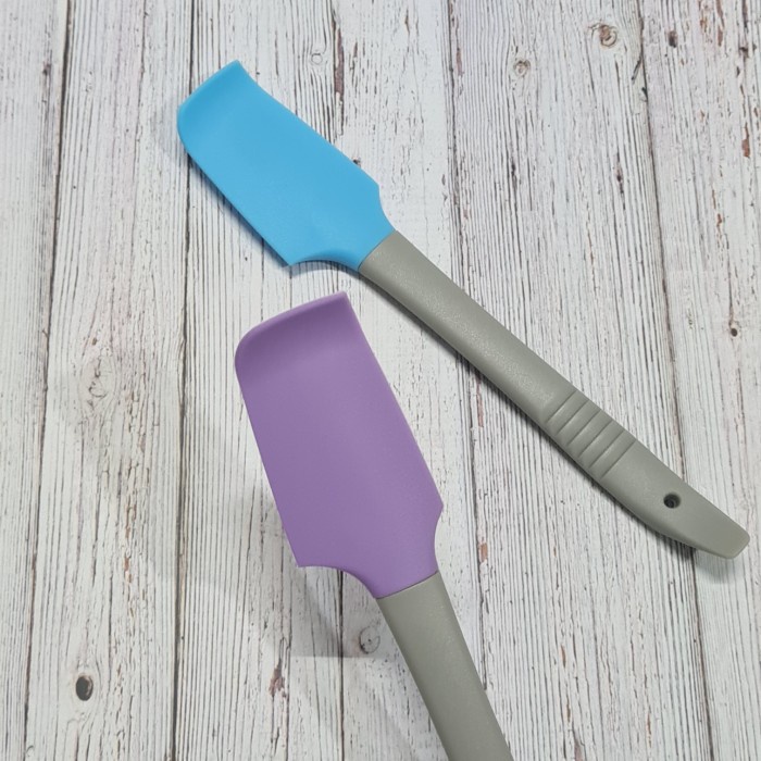 small silicone spatula scraper ujung lengkung/spatula scraper