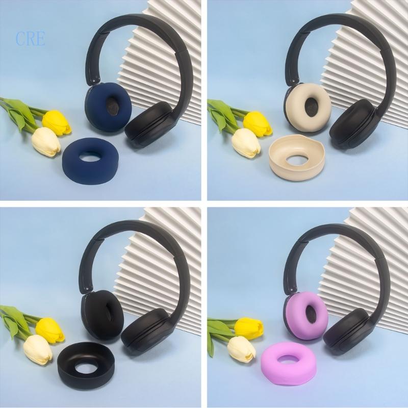 Cre Soft Silicone Cover Silicone Ear Pads Cover Untuk WH-CH520 Headset Earpads Enjoy Nyaman Dengar Pengalaman