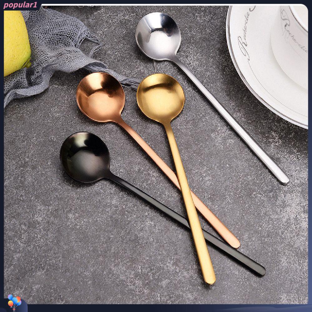 Populer Sendok Kopi304 Bulat Nordic Style Dessert Spoon