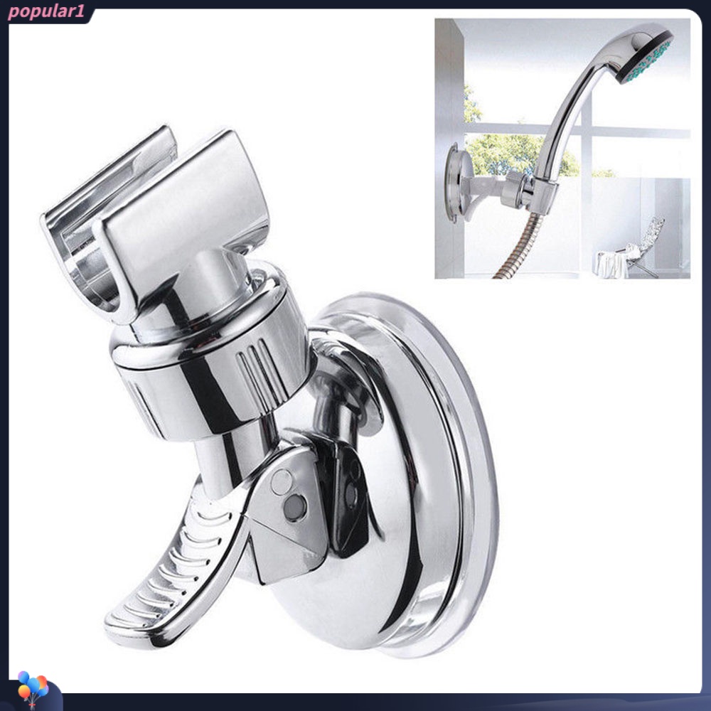 Populer Shower Head Holder Portable Surface Plating Dudukan Bracket Murah