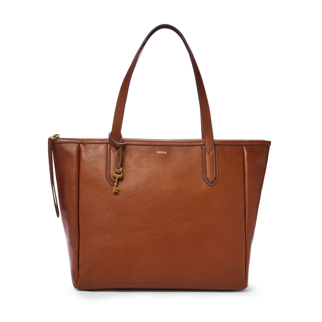 Fossil Sydney Tote Brown Leather  Tas Wanita - SHB2815-210