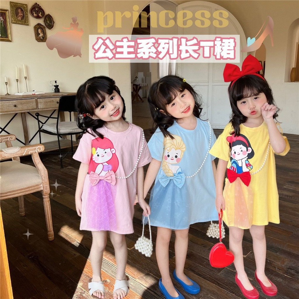 [PRINCESS KESLI]1-9tahun Dress pesta anak perempuan fashion korea  anak perempuan import