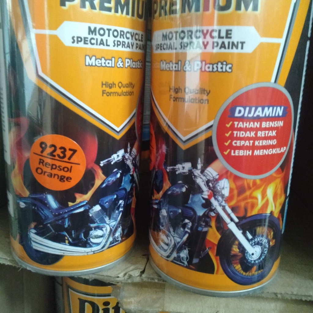 Pilok Pilox Cat Diton Premium Orange Repsol 9237 400cc Oren Repsol Cat Tahan Bensin cat semprot diton premium