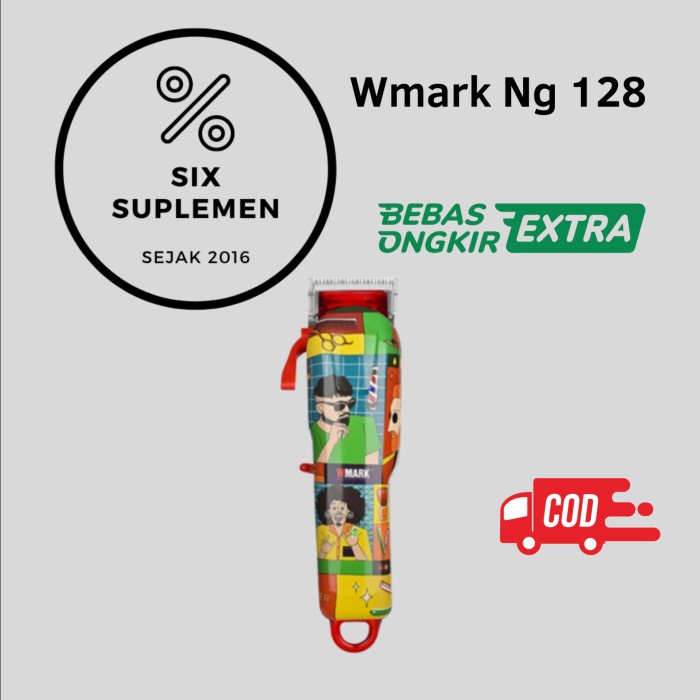 Wmark NG-128 Grafiti Mesin Cukur Rambut - 100% Original