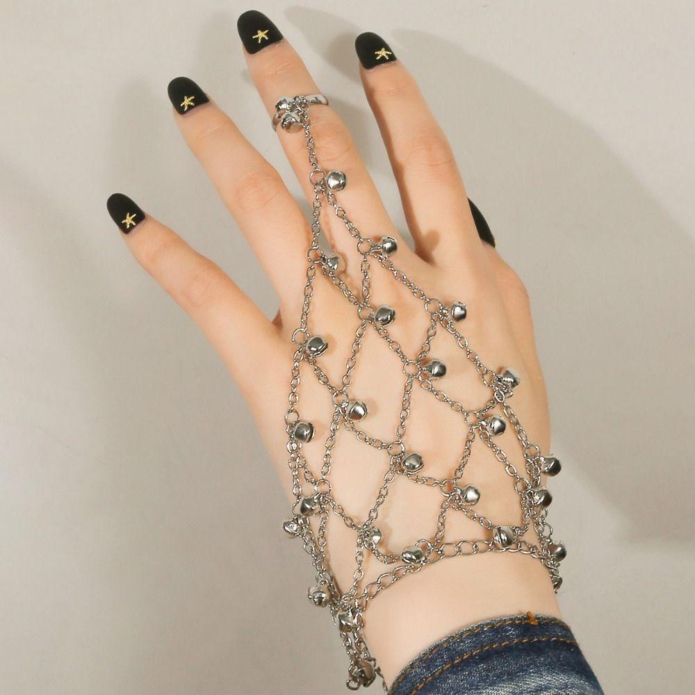 Needway Gelang Jaring Ikan Gadis Harian Gaya Cina Tangan Rantai Masa Kini Retro Peri Terhubung Jari Gelang