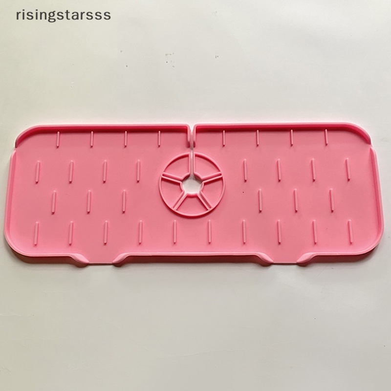 Rsid Span-new Silicone Faucet Handle Drip Catcher Nampan Keran Mat Drain Pad Splash Reusable Jelly