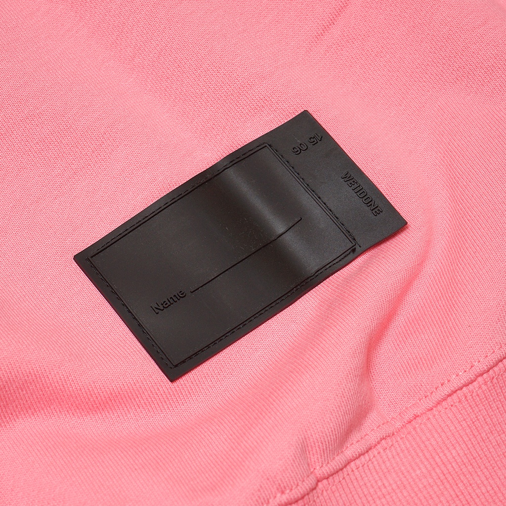 We11done Puff Logo Sweatshirt Pink