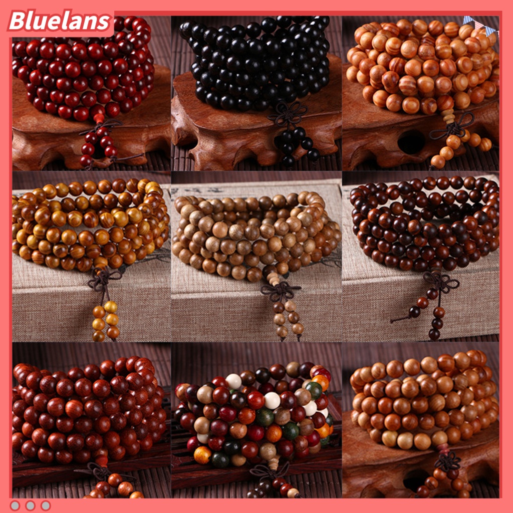 [BLS] Gelang Manik Retro Vintage Healing Soothing Multi Layer Gelang Cendana Etnik Untuk Pakaian Sehari-Hari
