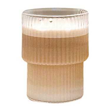 KEMORELA Gelas Cangkir Tea Coffee Mug Desain Stripe Origami