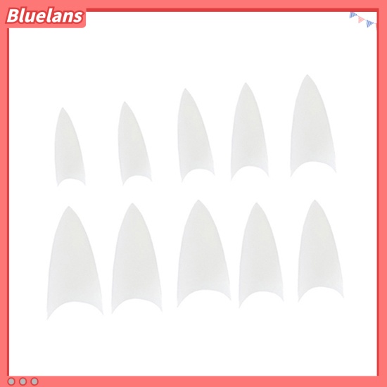 [BLM] 500pcs Tips Kuku Imitasi Akrilik Tajam Nail Art Cat Praktek Polish Display Palette
