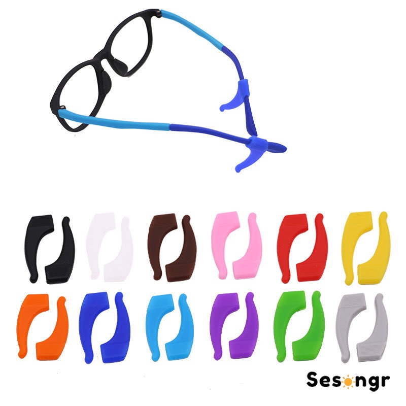 Kacamata Silicone Anti-Slip Telinga-hooks Untuk Kacamata Sunglasses - SG