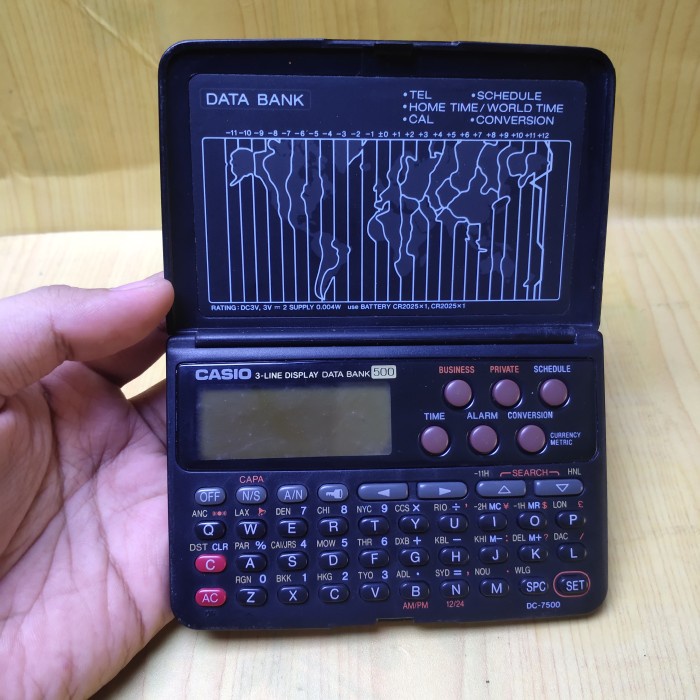 Casio Data Bank DC-7500 Vintage Kolektor Rare