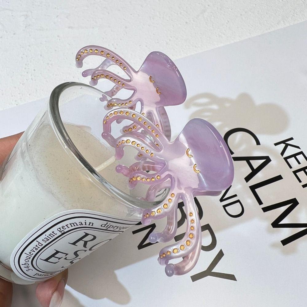 Nickolas1 Gurita Rambut Cakar Lucu Untuk Anak Perempuan Sederhana Hewan Dolphin Bintang Laut Creature Laut Grab Klip Hiasan Kepala Gaya Korea