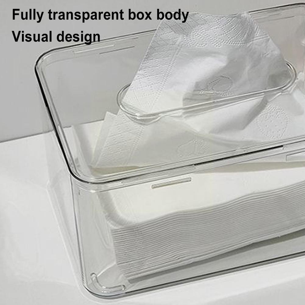 Tempat Tisu Minimalis Kotak Tissue Wadah Tisu Tissue Box Transparan