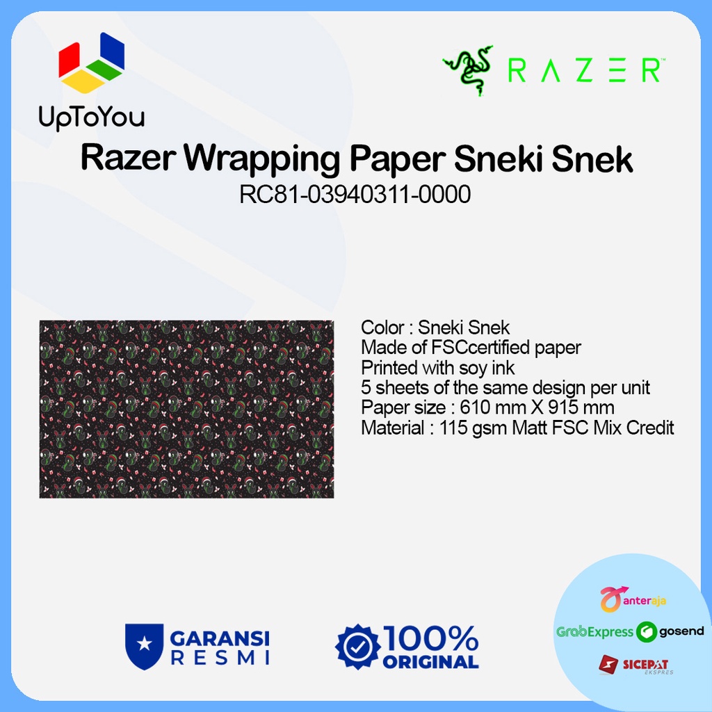 

Razer Acc Wrapping Paper Sneki Snek