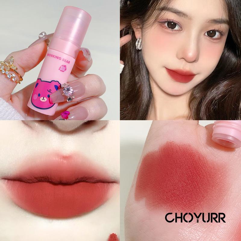 【COD】Kakashow Lip Cream Lotso Bear Velvet Lip Mud Lipstick Korean-CH