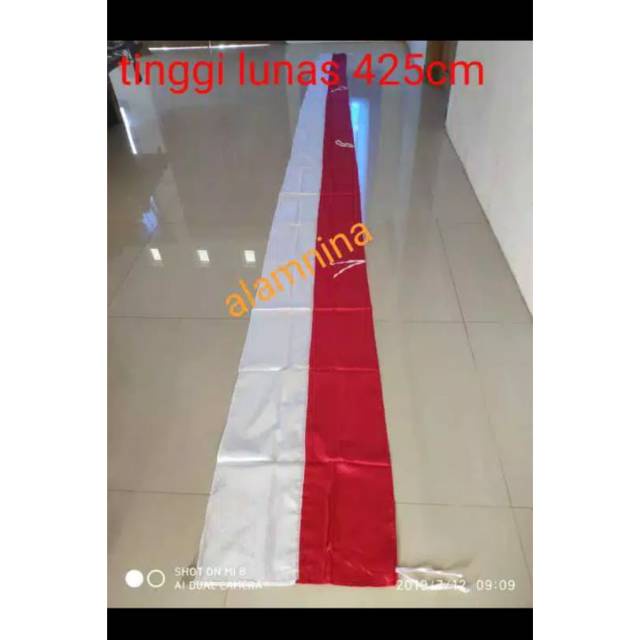 PROMO KEISTIMEWAAN Umbul umbul bendera merah putih Bendera umbul umbul 4 meter MERAH PUTIH.BENDERA L