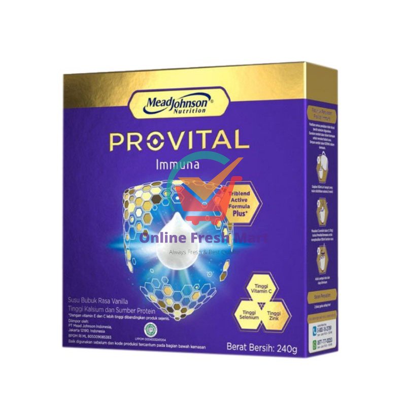 

PROVITAL Immuna Susu Bubuk Dewasa Vanilla 240 g - Online Fresh Mart Denpasar