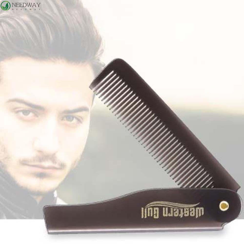 Needway Sisir Lipat Profesional Jenggot Sisir Aksesoris Rambut Hairdressing Oil Head Comb