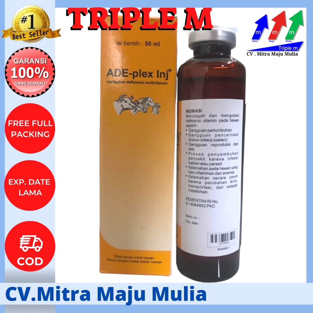 ADE Plex Medion 100ml Vitamin ADE dan B Complex Lengkap