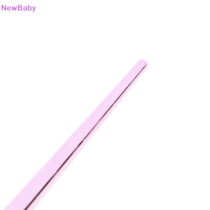 Newbaby 3Pcs /Set Nail Art Fine Liner Paing Pen 1-2cm Rose Gold Akrilik Pen Brushes ID