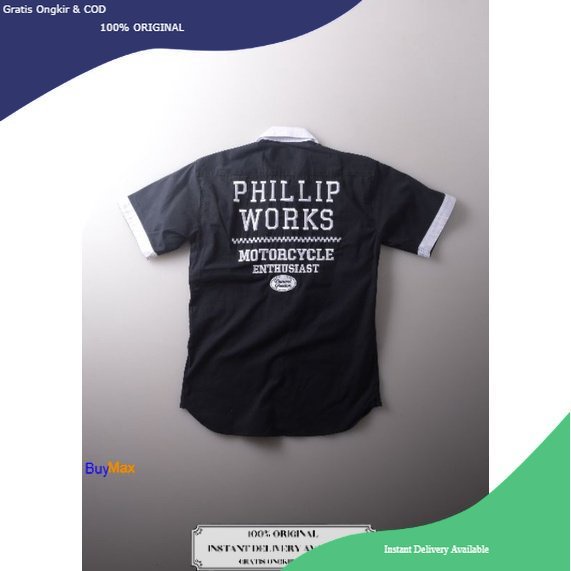 Phillipworks Garage Workshirt Overshirt / BuyMax / Phillip Works / Kemeja PhillipWorks