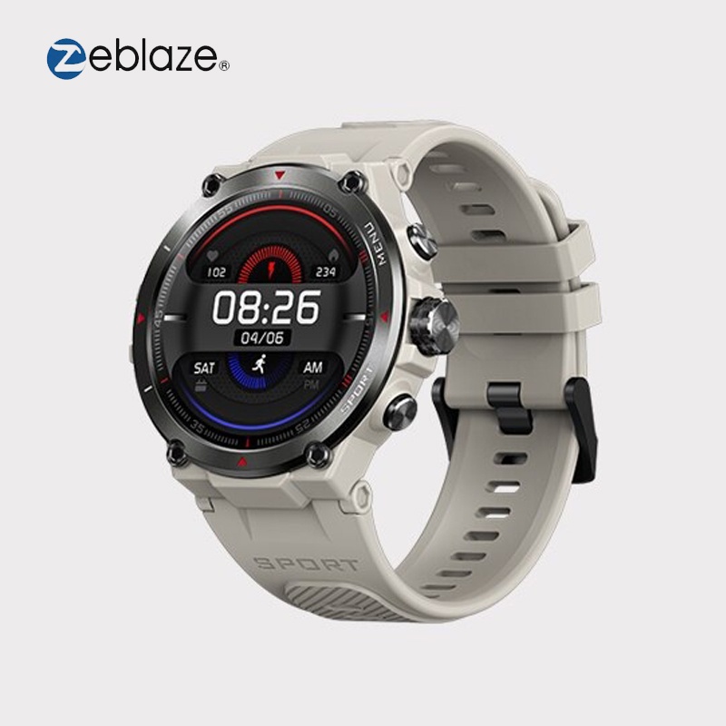 932 ZEBLAZE STRATOS 2 GPS Smartwatch AMOLED Display 5 ATM Waterproof