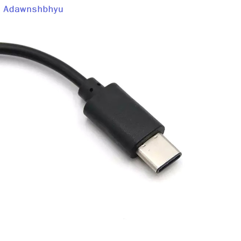 Adhyu Micro USB/Type C to 2kabel OTG Dual Port HUB Y Splitter Untuk tablet PC Android Adapter Converter ID