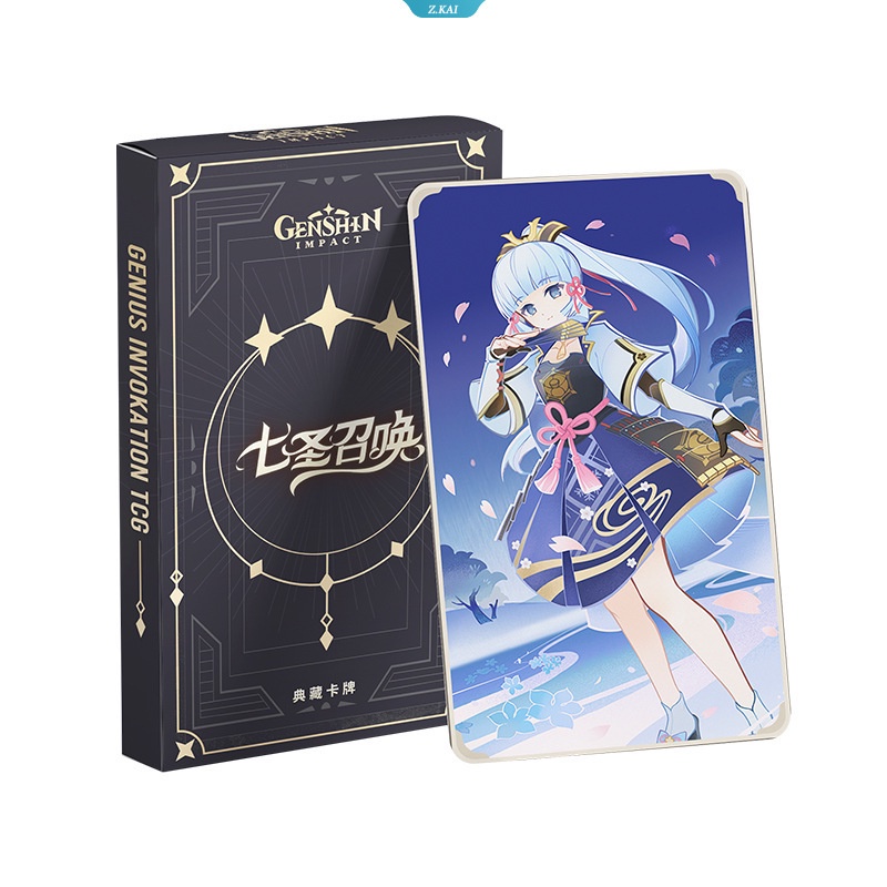 Genshin Impact Genius Invokation Tarot Cards Aksesoris Game Desktop Card Dewasa Anak Pinggiran Mainan Hadiah [ZK]