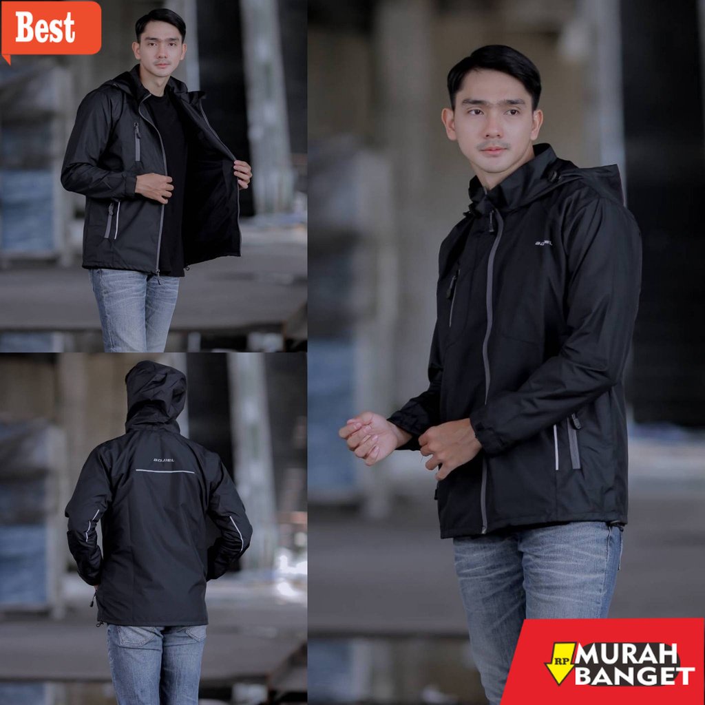 Jaket parasut pria terbaru- JAKET PRIA KEREN - JAKET CASSUAL - JAKET PARASUT CASUAL THE BOJIEL - JAK