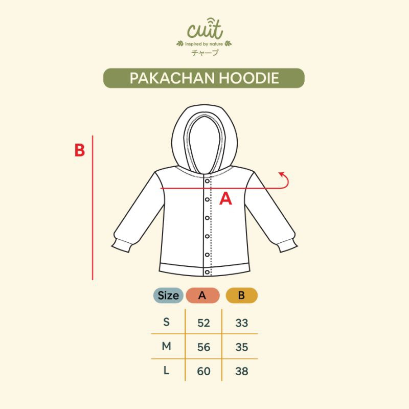 Cuit Baby Pakachan Hoodie | Jaket Bayi