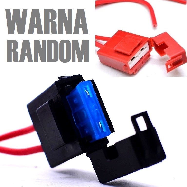 RUMAH SEKRING TANCAP BESAR dudukan holder sikring tancep kotak fuse motor mobil universal supra x 12