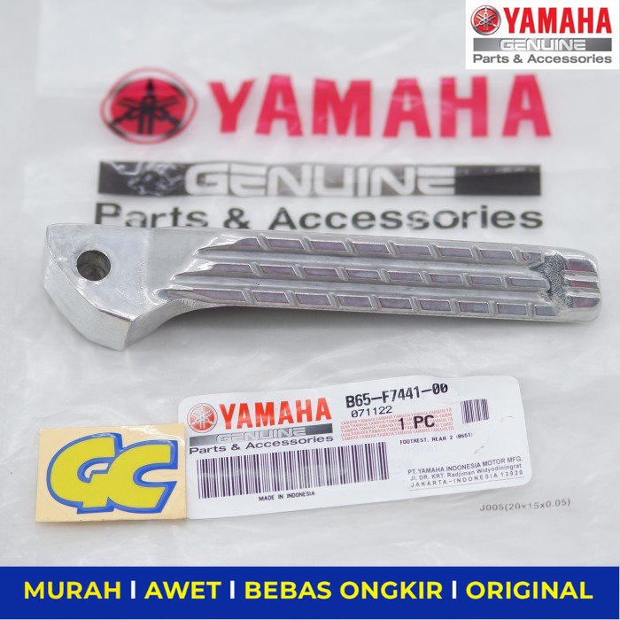 Step Pijakan Kaki Belakang Kanan  Foot Step Yamaha Aerox 155 Ori - Sparepart Sperpart Spare Part Mot