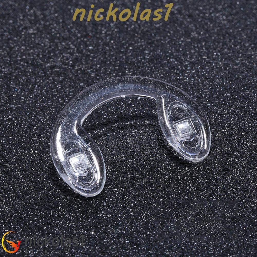 Nickolas1 Bantalan Kacamata Nyaman 5pcs /set Silikon Transparan Bentuk U Untuk Wanita Pria Ear Hook